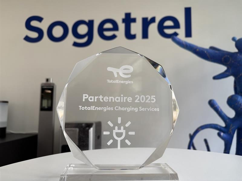 Trophée Partenaire 2025 de TotalEnergies Charging Services